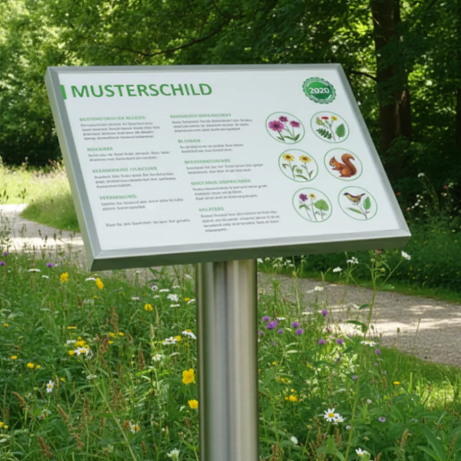Schild Beispiel